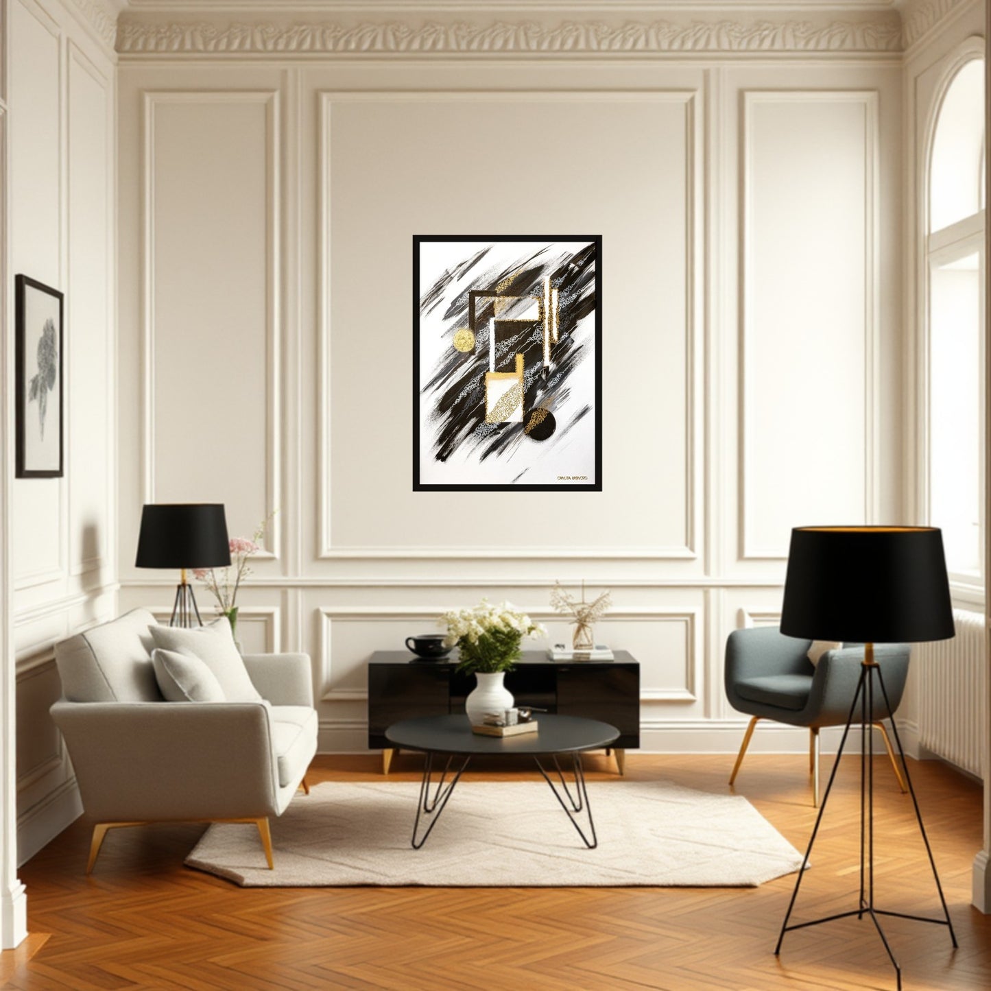 Abstract painting Danuta Lasnord art
