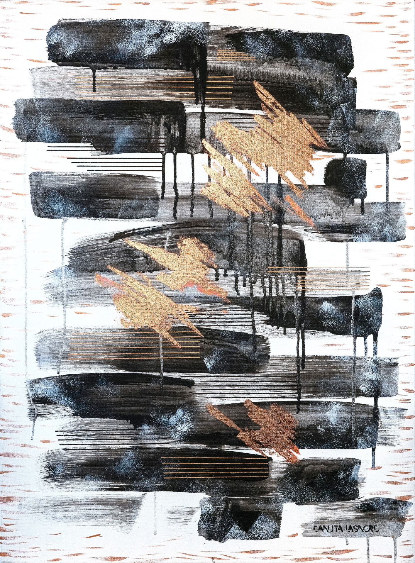 Abstract painting Danuta Lasnord art