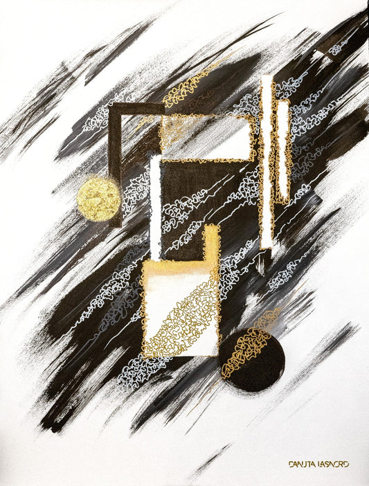 Abstract painting Danuta Lasnord art