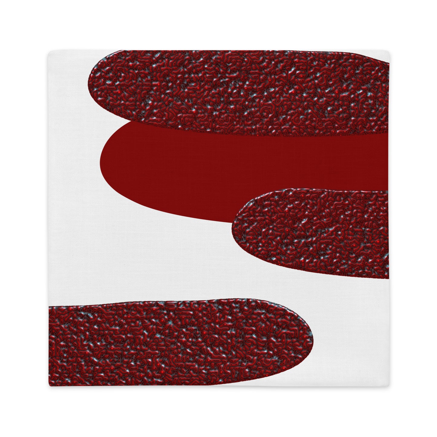whit red thro pllow cover for cozy modern home