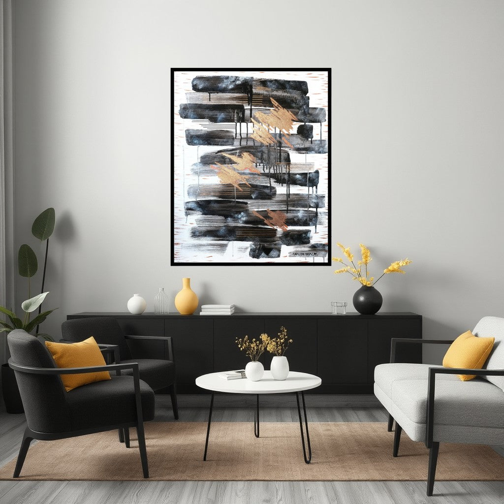 Abstract painting Danuta Lasnord art