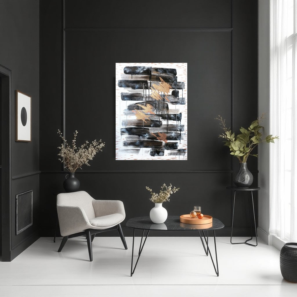 Abstract painting Danuta Lasnord art